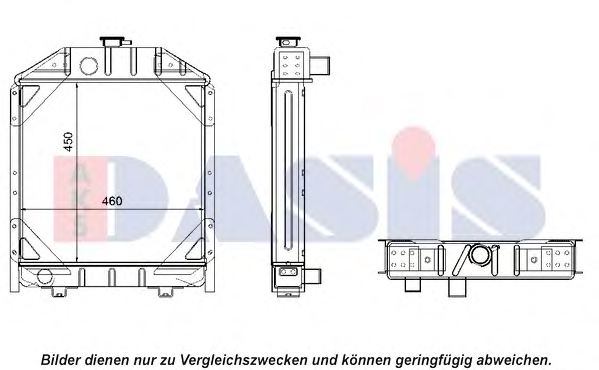 AKS DASIS 440583N Radiator, engine cooling